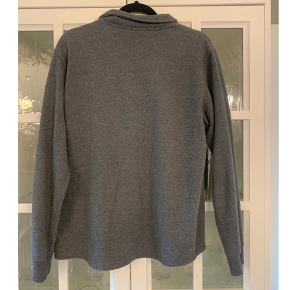 Quarter-zip Pullover. Size L. Grey with Michigan Logo. Lightly Used. - Picture 2 of 3